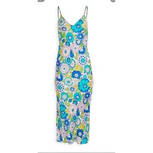 Dodo Bar Or Corunna floral print silk slip dress